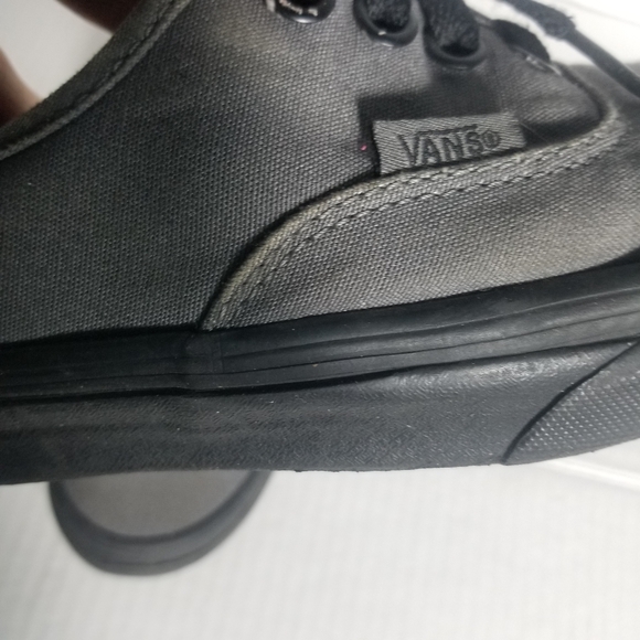 VANS UNISEX GRAY CANVAS SNEAKERS SIZE WOMEN'S 5.5 MEN'S 4 - Picture 10 of 14